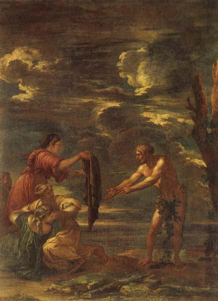 Salvator Rosa Odysseus and Nausicaa France oil painting art